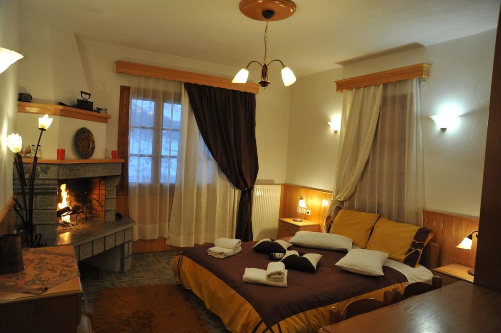 La Petri Studios With Fireplace & View Metsovo Phòng bức ảnh